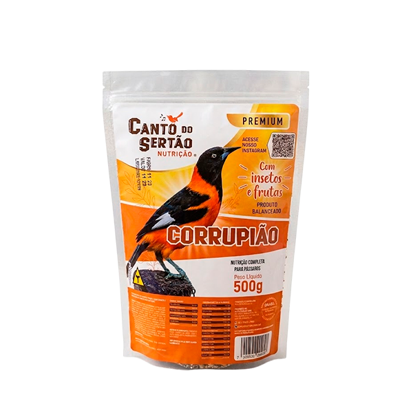 RC CORRUPIAO C/INSETOS E FRUTAS 500G