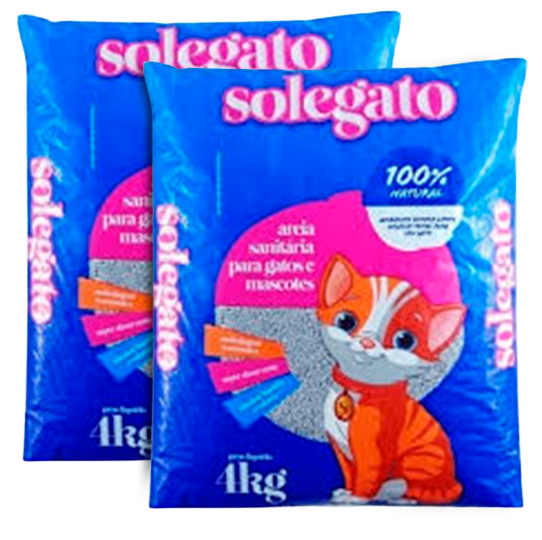 AREIA HIGIENICA SOLEGATO 4KG