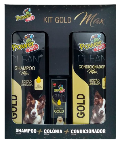 KIT GOLD MAX POWERPETS SH+CO+COND