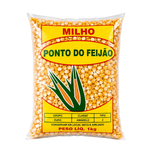 MILHO EM GRAO PONTO DO FEIJAO 1KG