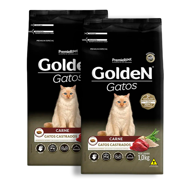 RC GOLDEN GATOS CASTRA CARNE 1KG