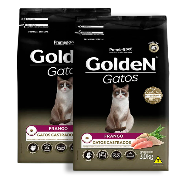 RC GOLDEN GATO CASTRA FRANGO 3KG