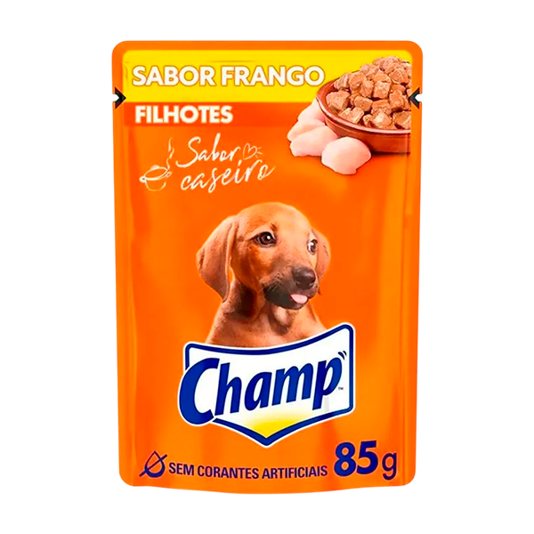 CHAMP SCH FILHOTE FRANGO 85G