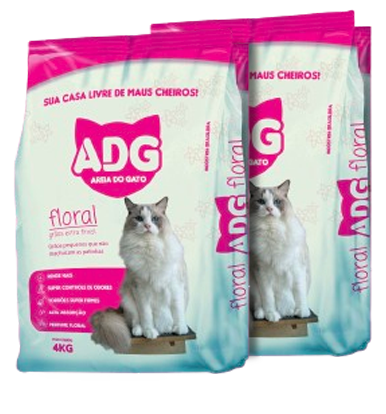 AREIA HIGIENICA FINA SARA CAT 4KG