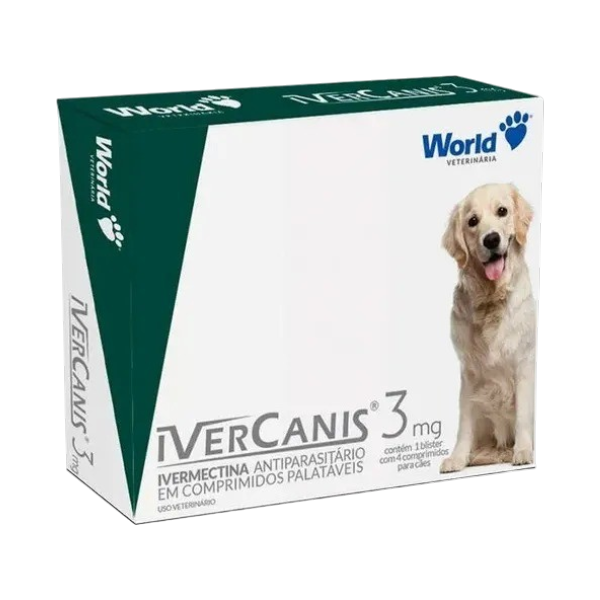 IVERCANIS 3 MG C/4 COMP