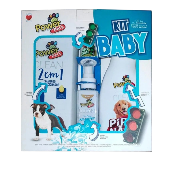KIT BABY POWERPETS FILHOTES