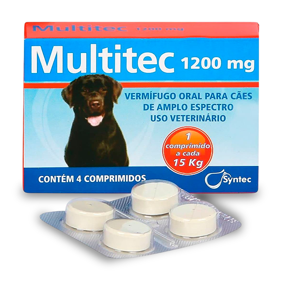 VERMIFUGO MULTITEC 1200MG