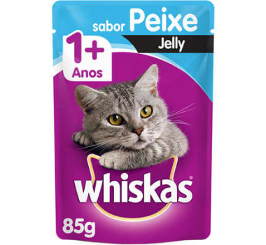 WHISKAS SCH ADT JELLY PEIXE 85G