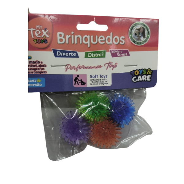 BRINQ. GATO BOLA MAMONINHAS C/4