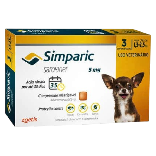 SIMPARIC 5MG 1CP (1,3 A 2KG)