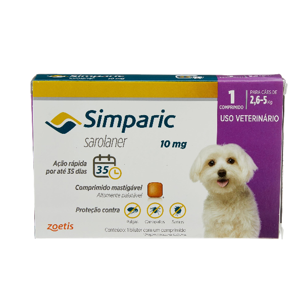 SIMPARIC 10MG 1CP (2,6 A 5KG)