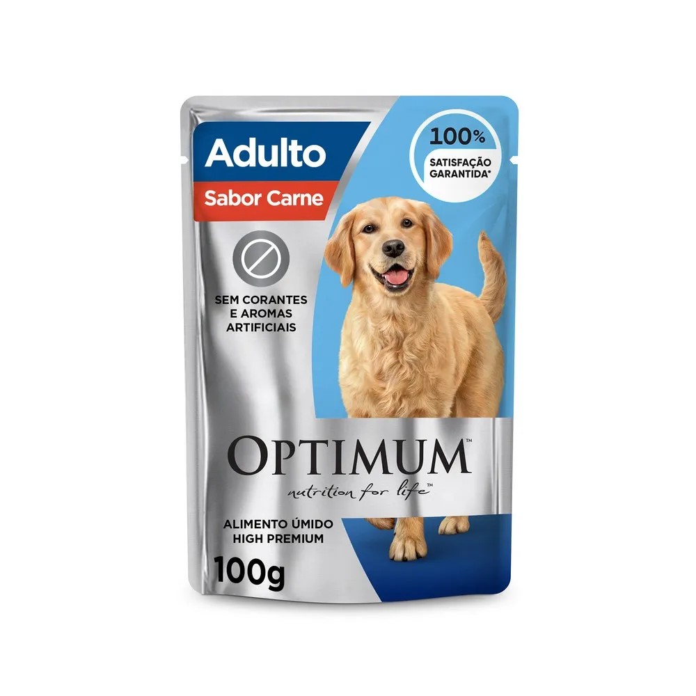 OPTIMUM DOG SCH ADT RACA GDE CARNE 100G