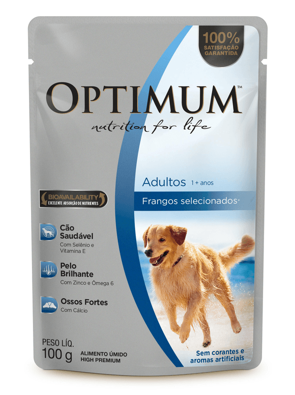 OPTIMUM DOG SCH ADT RACA GDE FRANGO 100G