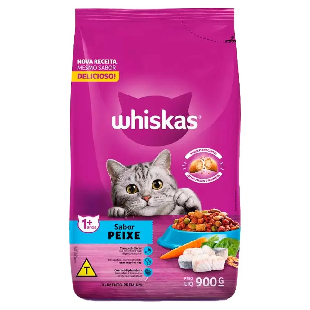 RC WHISKAS 900G ADULTO PEIXE