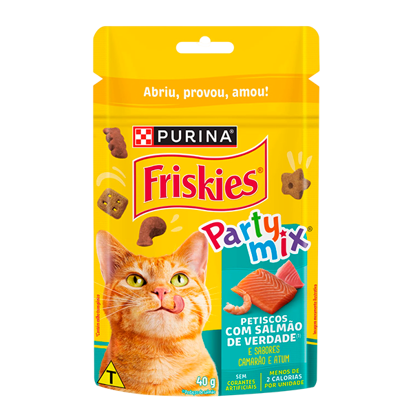 FRISKIES SCH PARTY MIX SALMAO 40G