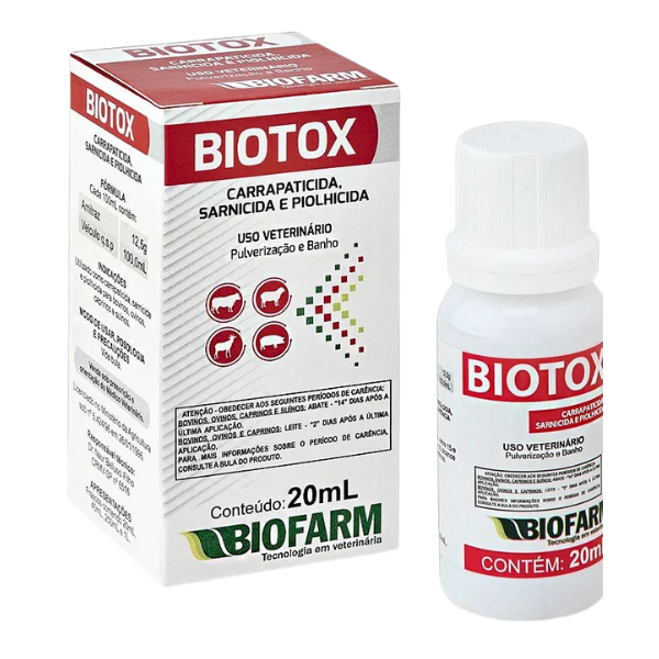BIOTOX PULVERIZADOR E BANHO 20ML