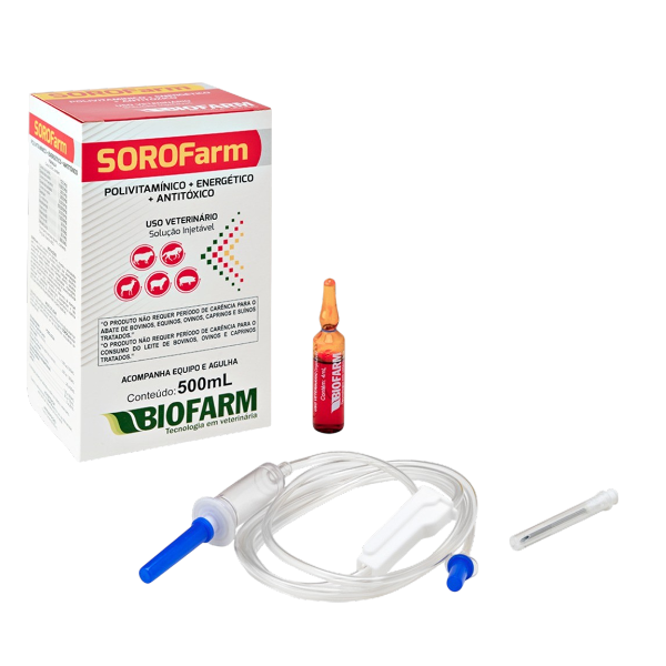 SOROFARM C/EQUIPO E AGULHA 500ML