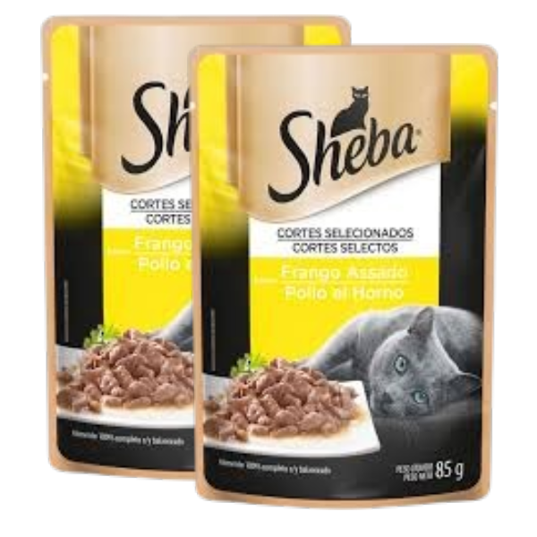 SHEBA SCH ADT FRANGO ASSADO 85G