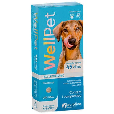 ANTIPULGAS WELLPET 4,6 A 10KG C/1 COMP