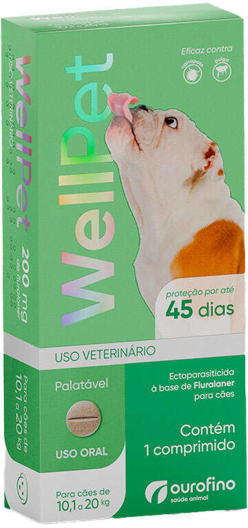 ANTIPULGAS WELLPET 10,1 A 20KG C/1 COMP