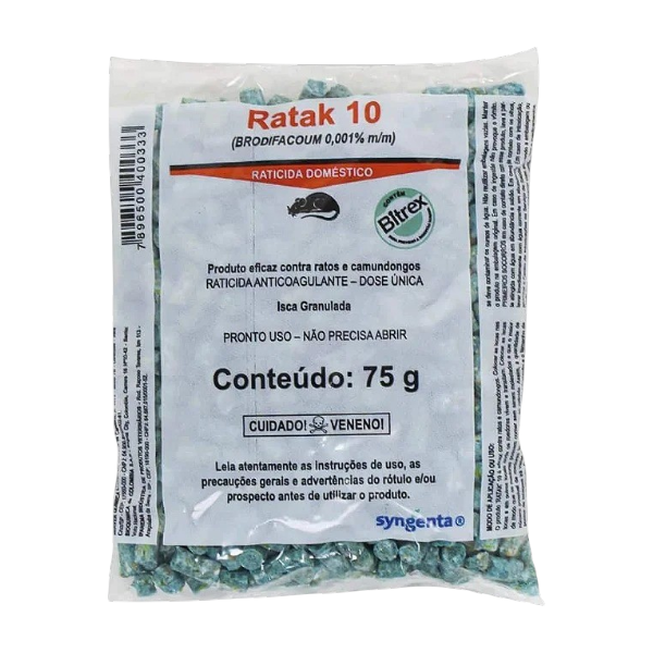RATICIDA GRANULADO RATAK 75G