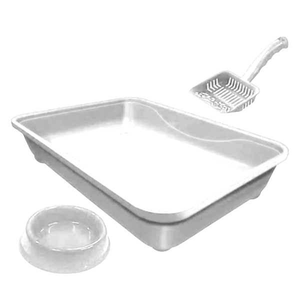 KIT BANDEJA BARELLA C/PA E COMED.BRANCO