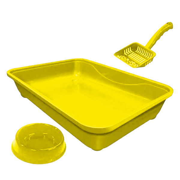 KIT BANDEJA BARELLA C/PA E COMED.AMARELO