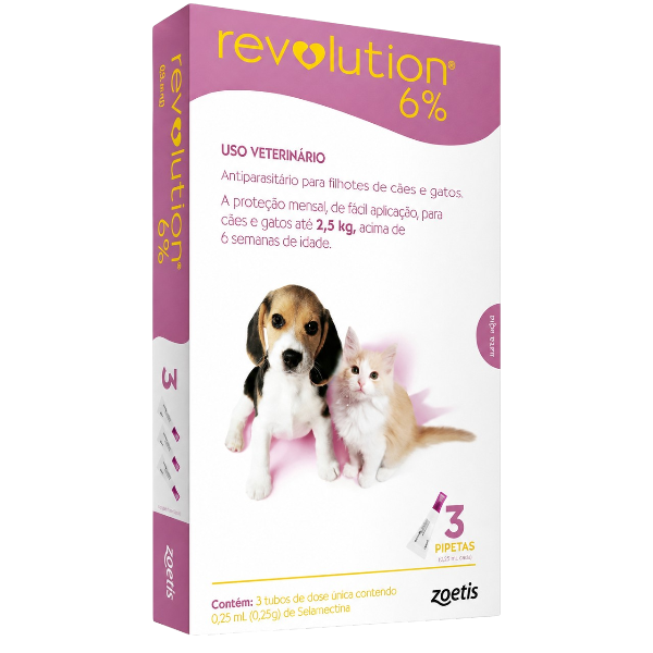 REVOLUTION 6% ROSA 2,5KG 3X0,25ML