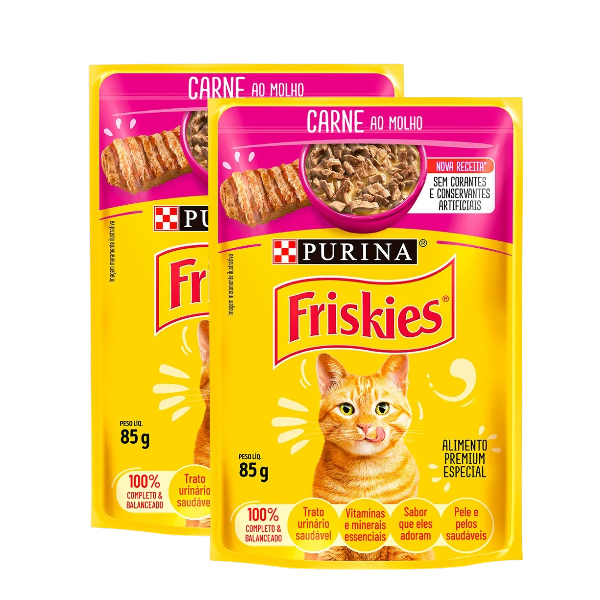 FRISKIES SCH MIX CARNES/MOLHO 80G