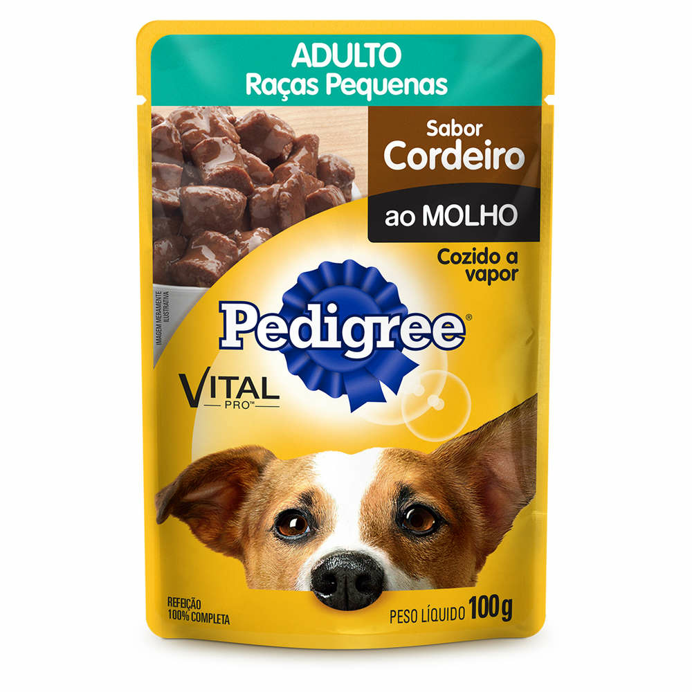 PEDIGREE SCH ADT.RA.PEQ CORDEIRO 100G