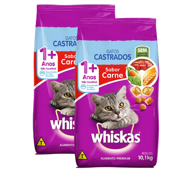 RC WHISKAS 10,1KG G.CASTRADOS CARNE