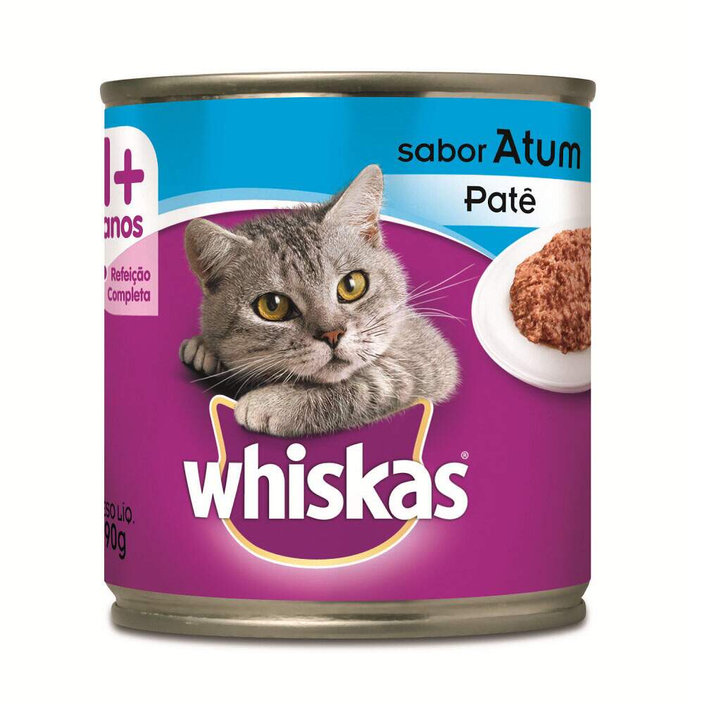 WHISKAS LATA ADT ATUM PATE 290G